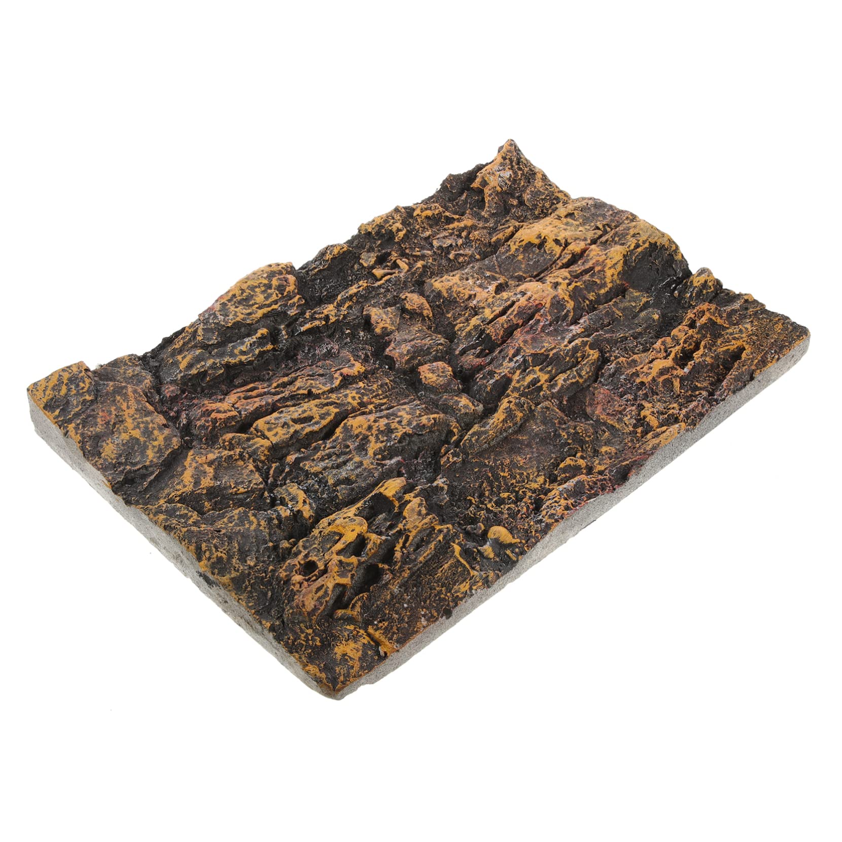 Abaodam 10piezas Fondo Decorativo para Acuarios y Terrarios Diseño De Rocas para Tanques De Reptiles y Peceras Fácil Instalación Resistente Olores para Tortugas y Reptiles