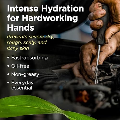 Vista 5 de Corn Huskers Loción de manos para manos secas y agrietadas, absorción rápida, no grasa, alivio intenso para hombres y mujeres, 7 onzas líquidas