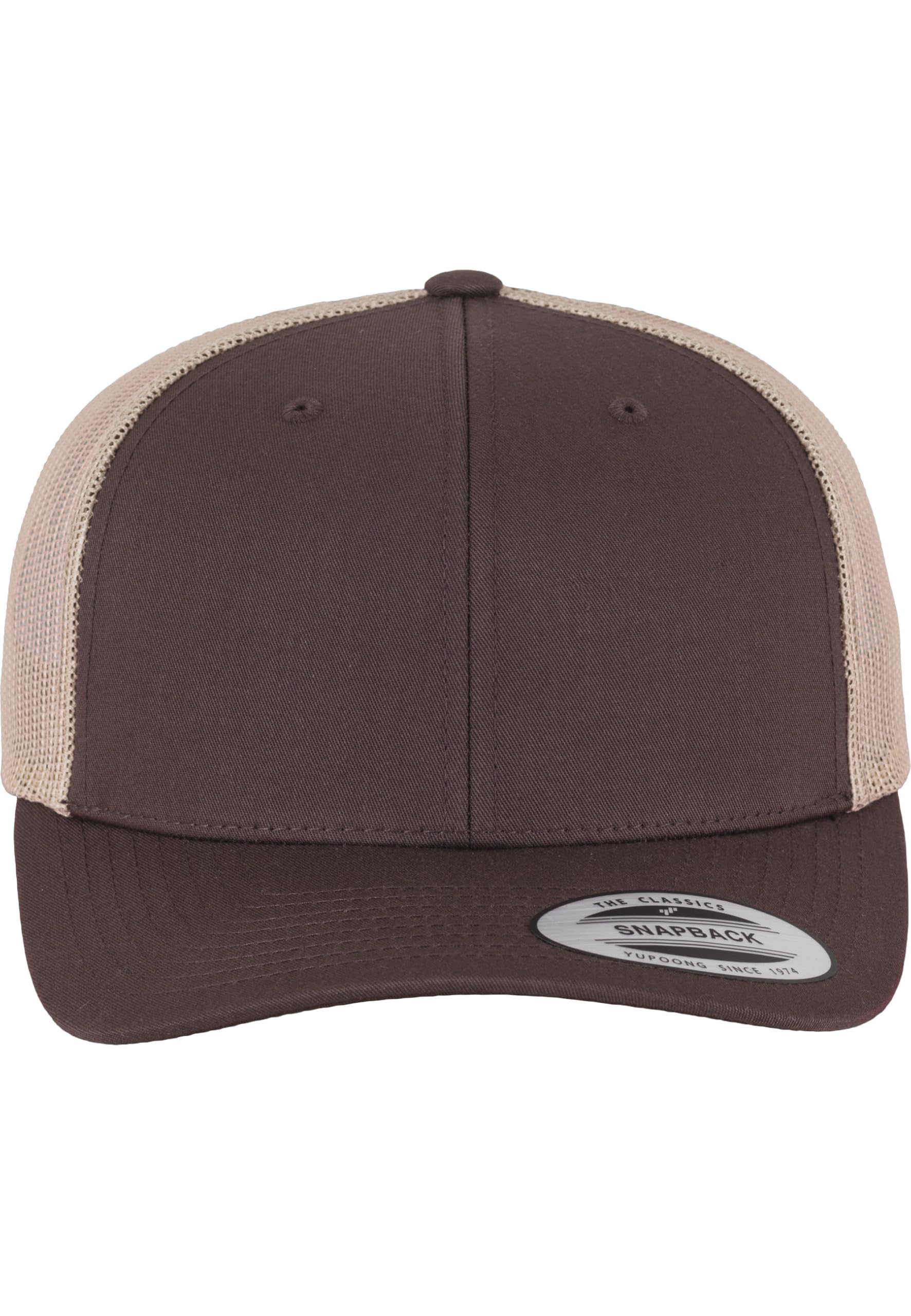 Flexfit Retro Trucker 2-Tone Kappe, BRN/Khaki, One Size