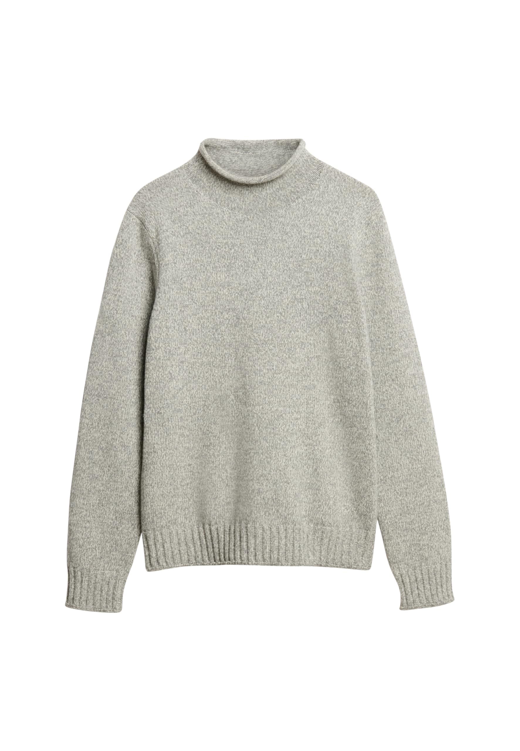 Superdry Men's Grey 90S High Neck Sweater 2XL