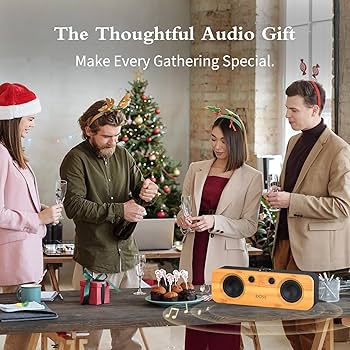 Amazon | DOSS SoundBox H200 Bluetooth スピーカー 竹製 50Wパワフル