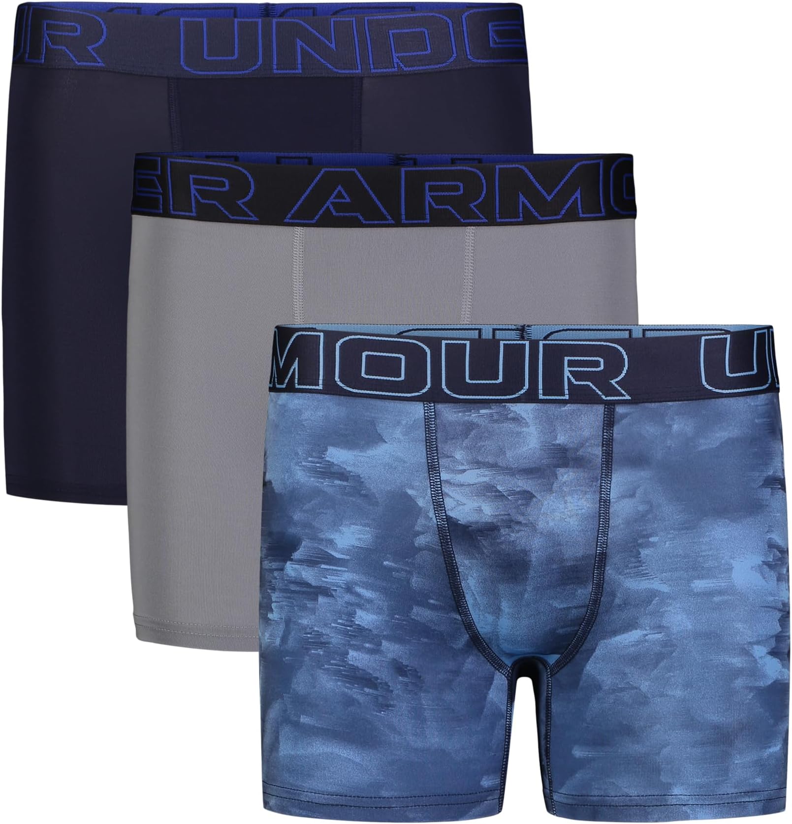 Under Armour Boy's Performance Boxer Briefs, Lightweight & Smooth Stretch Fit Underwear (pack of 3)