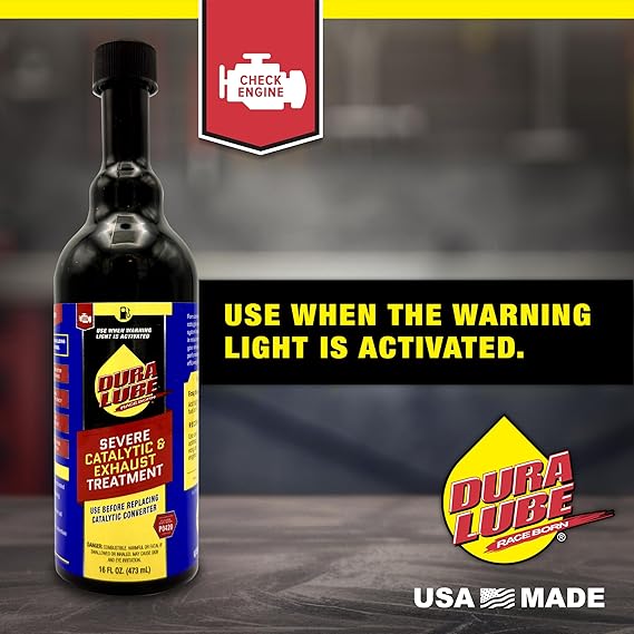 منظف الوقود Dura Lube Severe Catalytic and Exhaust Treatment Cleaner | 16 أونصة سائلة، عبوتان