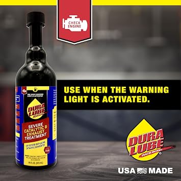 منظف الوقود Dura Lube Severe Catalytic and Exhaust Treatment Cleaner | 16 أونصة سائلة، عبوتان