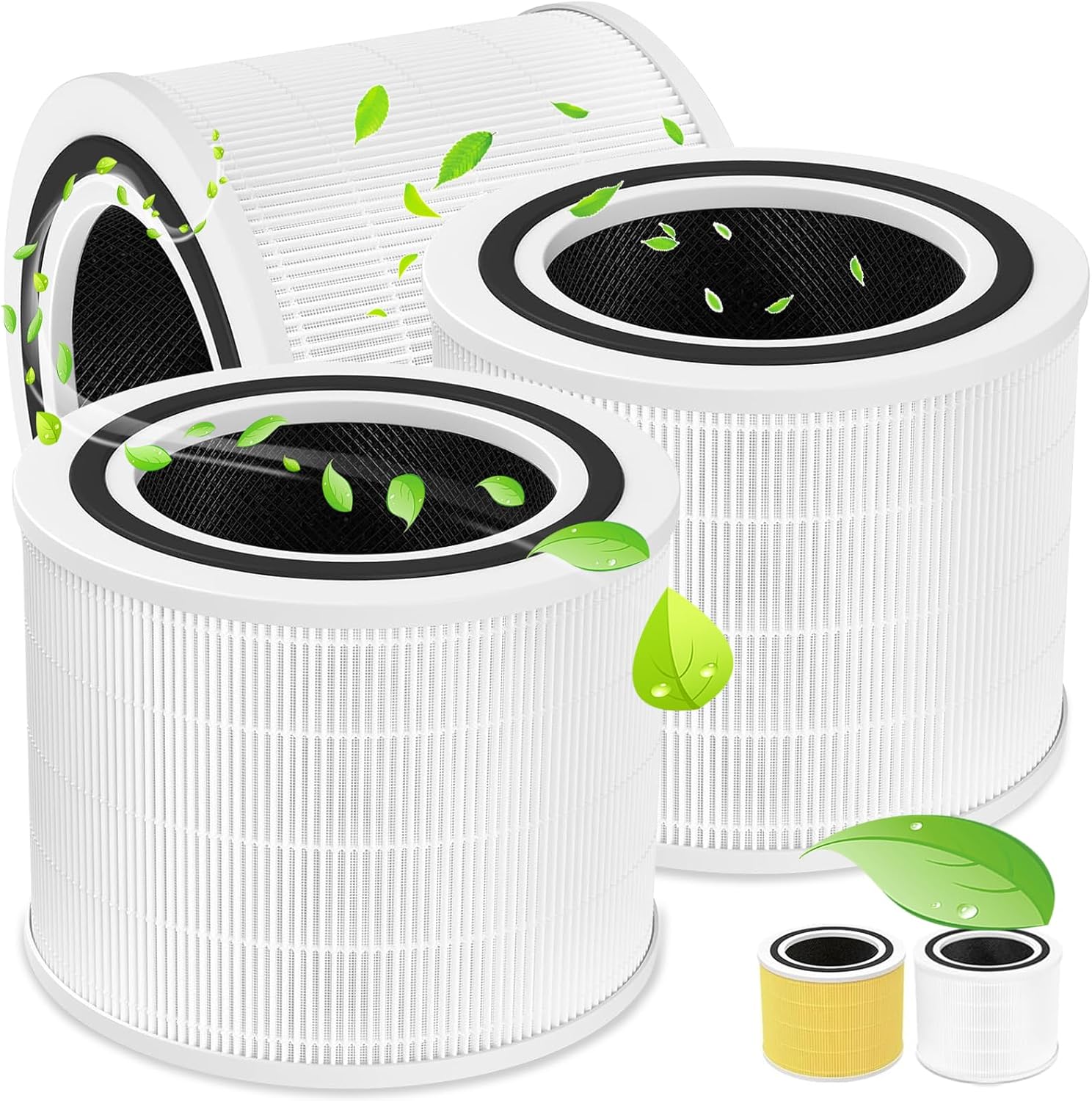 3Pack Core 200S Replacement Filter for LEVOIT Core 200S Smart WiFi Air Purifier, 4