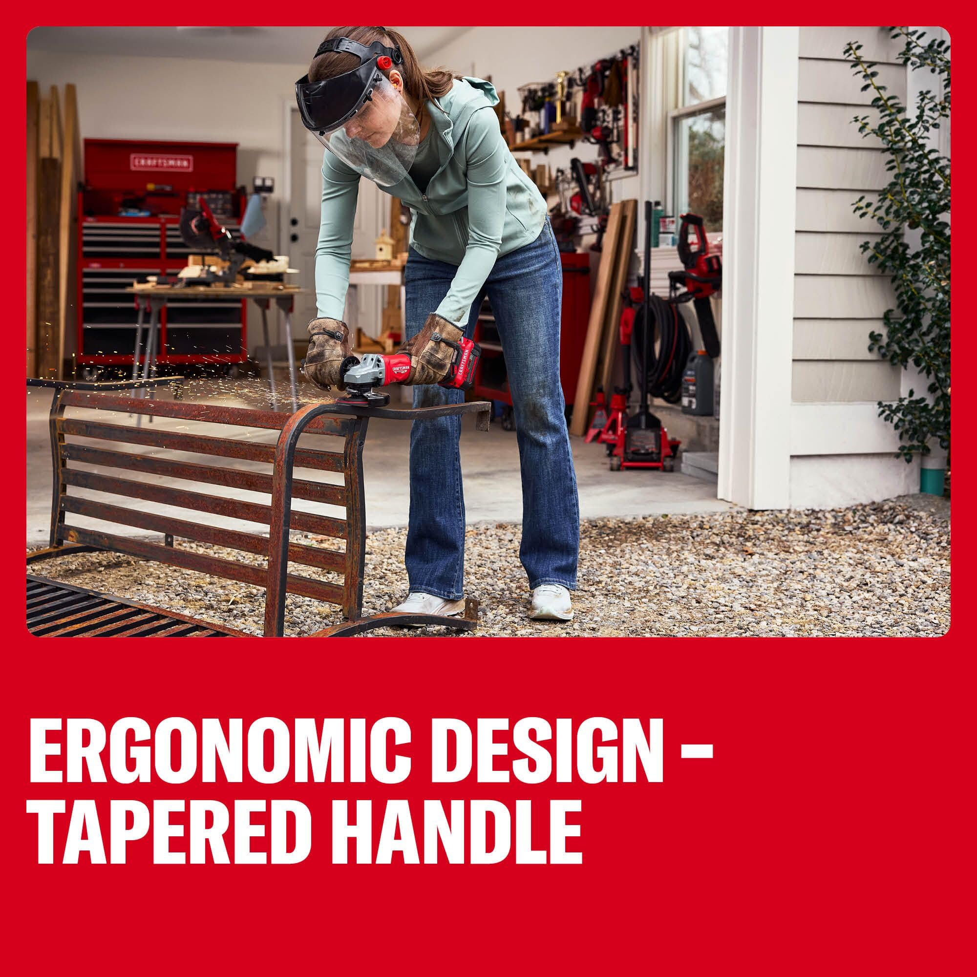 CRAFTSMAN V20 Angle Grinder - Brushless Power -5 CRAFTSMAN V20 Angle Grinder - Brushless Power -5