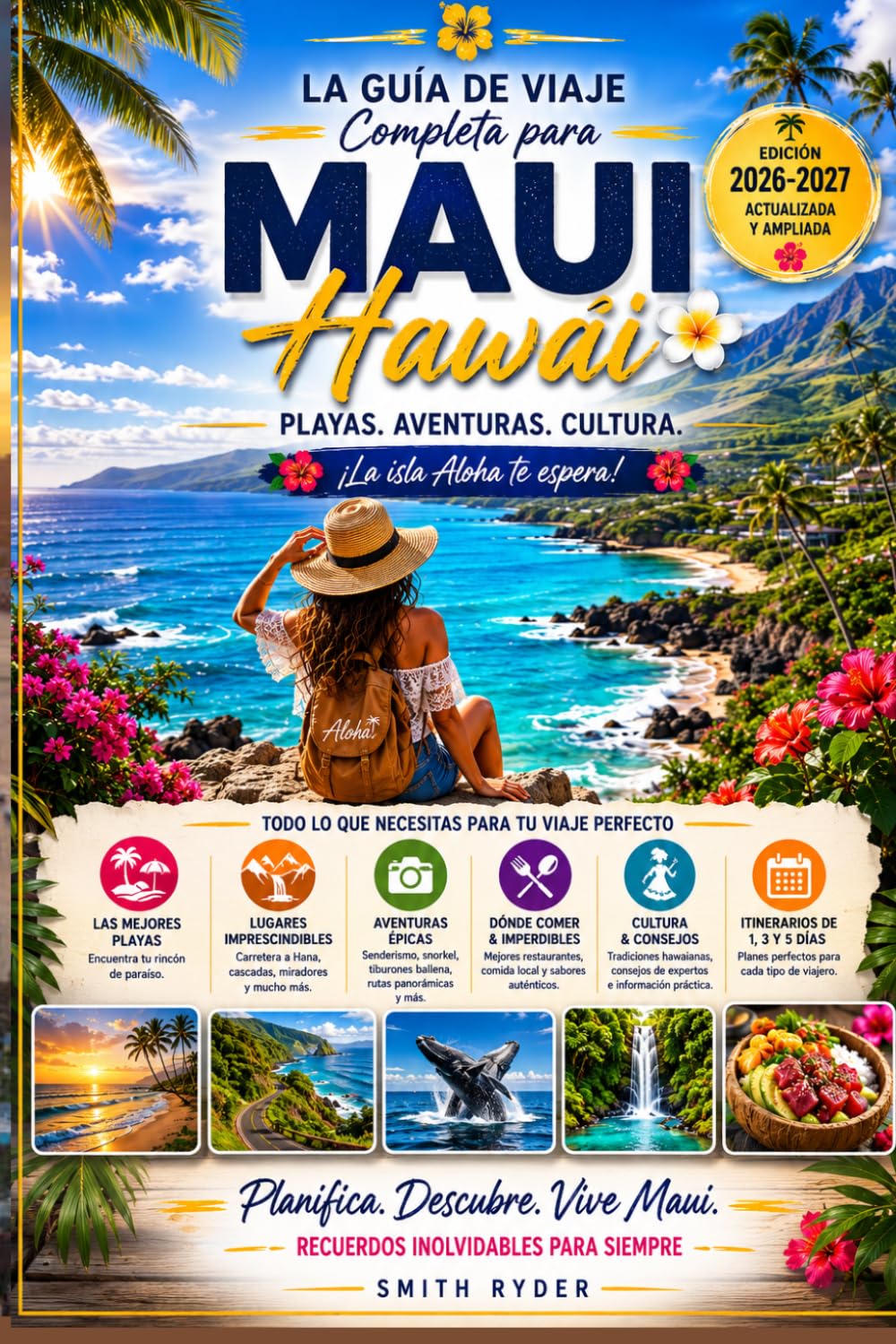 GUÍA DE VIAJE DE MAUI (A TODO COLOR): Playas, Camino a Hana, Rutas Panorámicas, Gastronomía Local, Joyas Escondidas e Itinerarios Inteligentes por la Isla