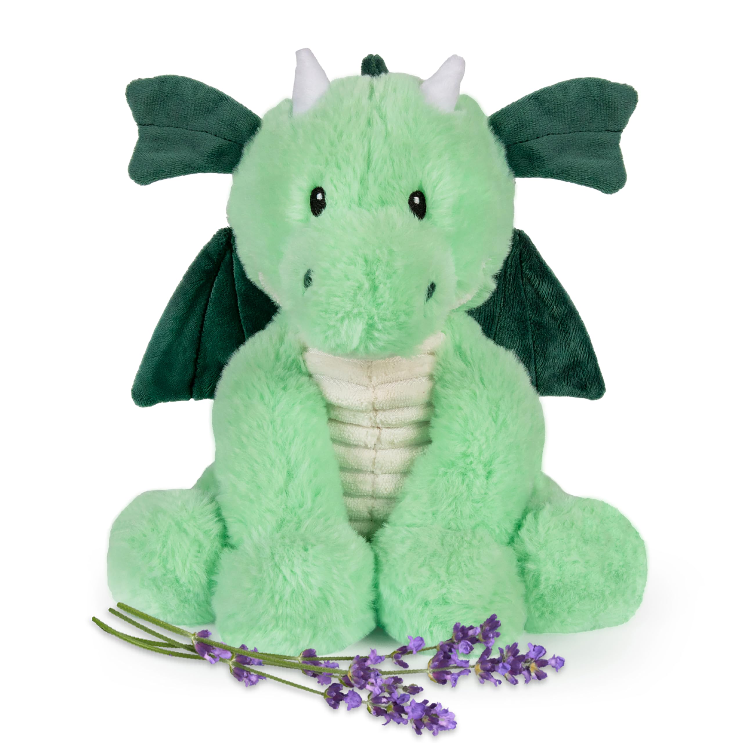 1i4 Group Daniel Dragon - Microwavable & Weighted Plush Stuffed Animal - Heated Plushie for Warmth - Cute, Soft, Cozy Toy for Adults & Children (Boys, Girls, & Toddlers) by Warm Pals