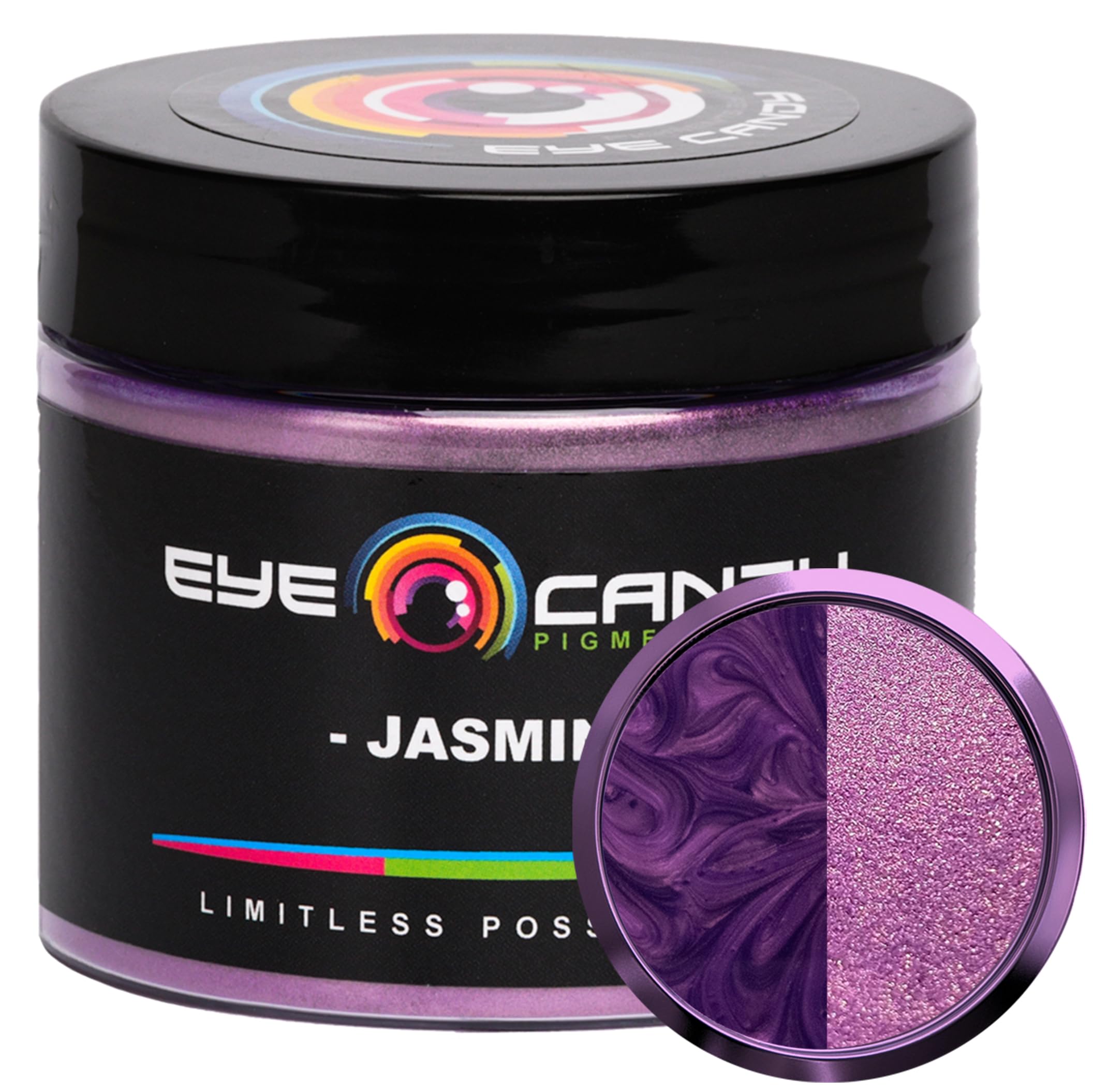 Eye Candy Premium Mica Powder Pigment “Jasmine” (50g) Multipurpose DIY Arts and Crafts Additive | Woodworking, Epoxy, Resin, Paint, Soap, Natural Bath