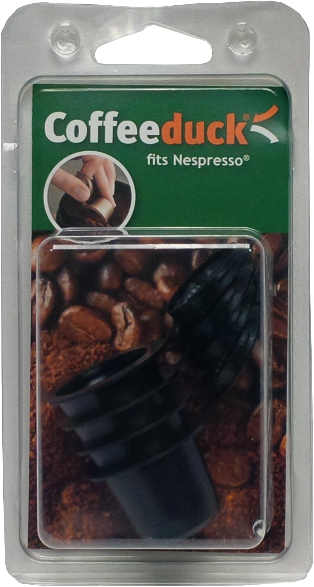 4 Refillable Coffee Capsules Compatible with Nespresso Coffeeduck and New Generation Citiz and Pixie.