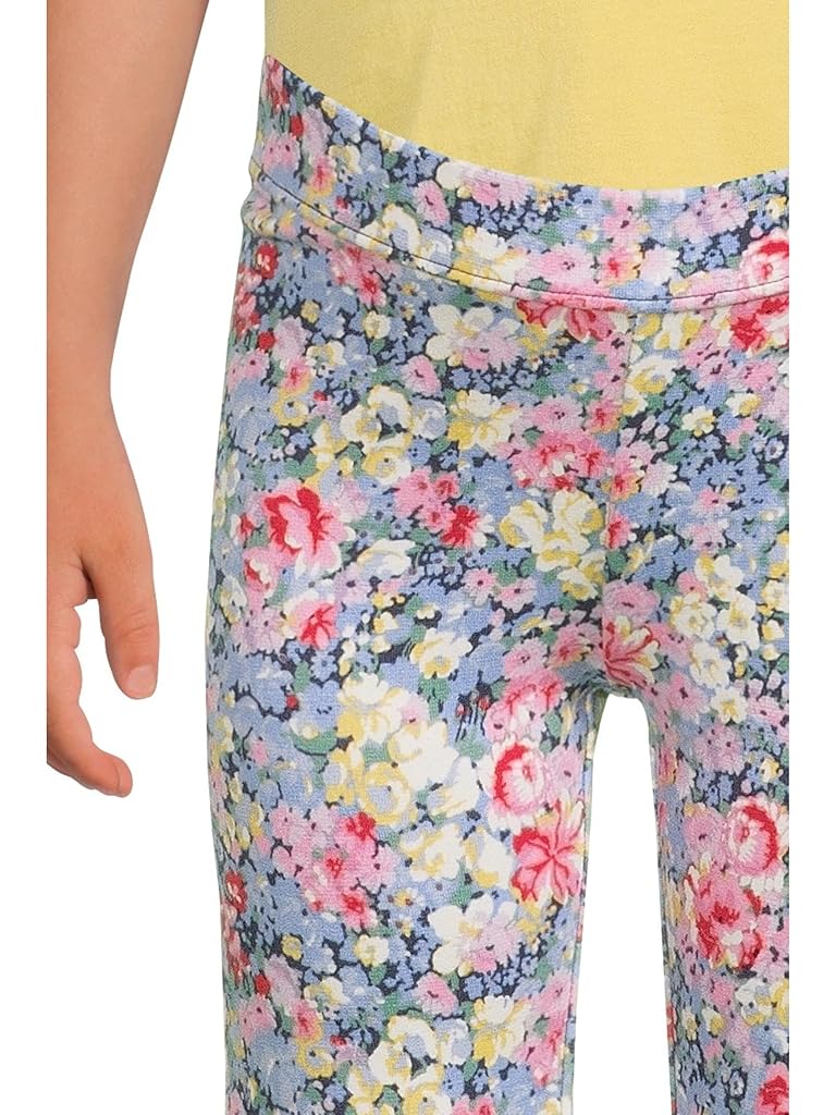 Multi Janie and Jack Floral Ponte Pants (Toddler/Little Kids/Big Kids)