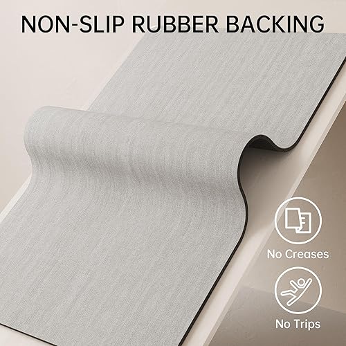 Miniatura 4 de Carpet Mats, Non - Slip Rubber, Absorbent, for Bedroom & Kitchen, Modern Blue24x35