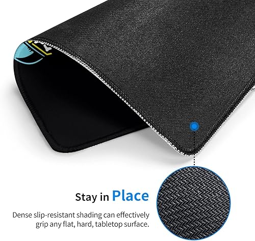 Miniatura 9 de Alfombrilla de mouse cuadrada con diseño de calavera para perro, divertidos accesorios de escritorio inalámbricos, alfombrillas de mouse pequeñas