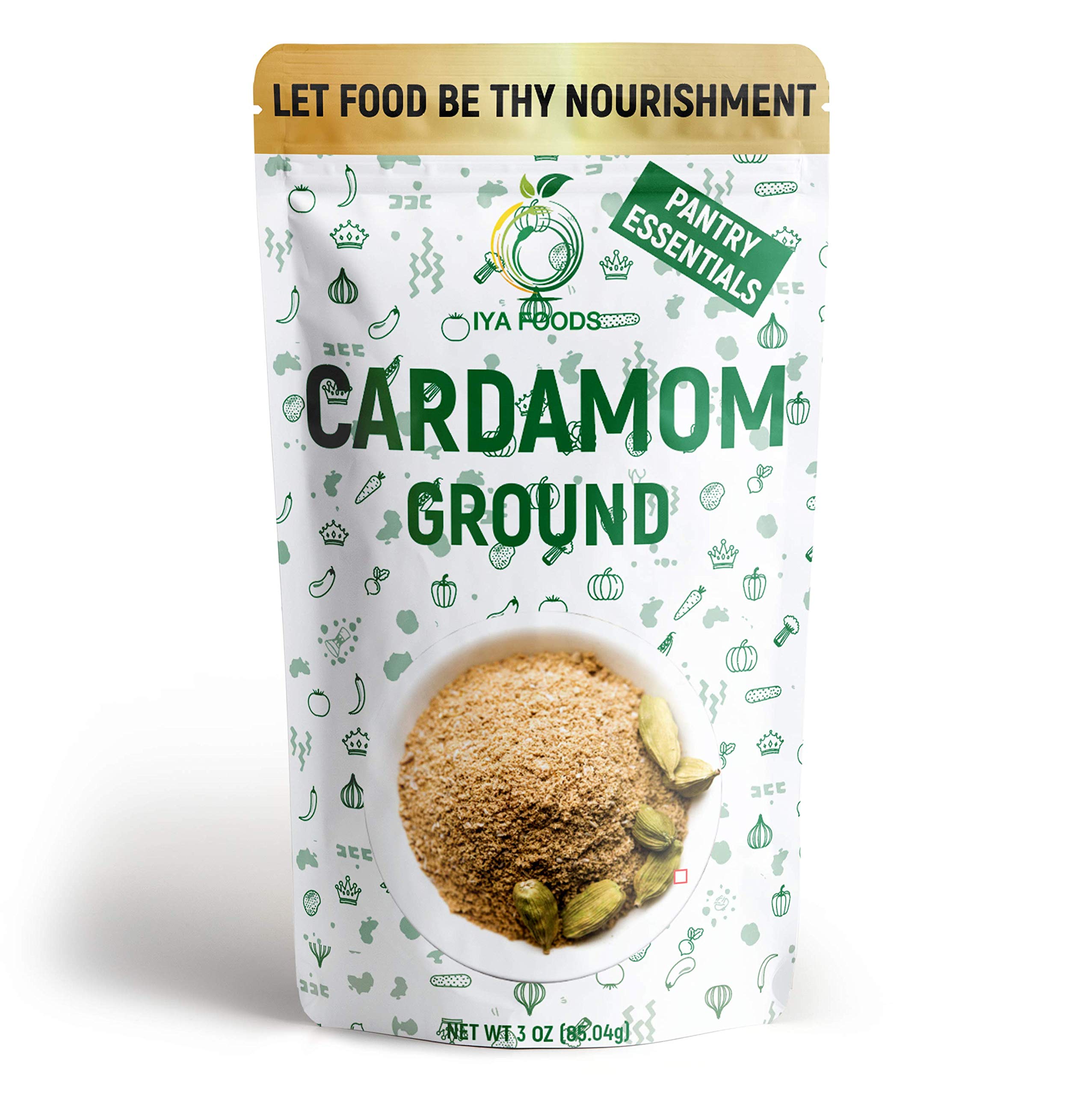 grinding cardamom seeds