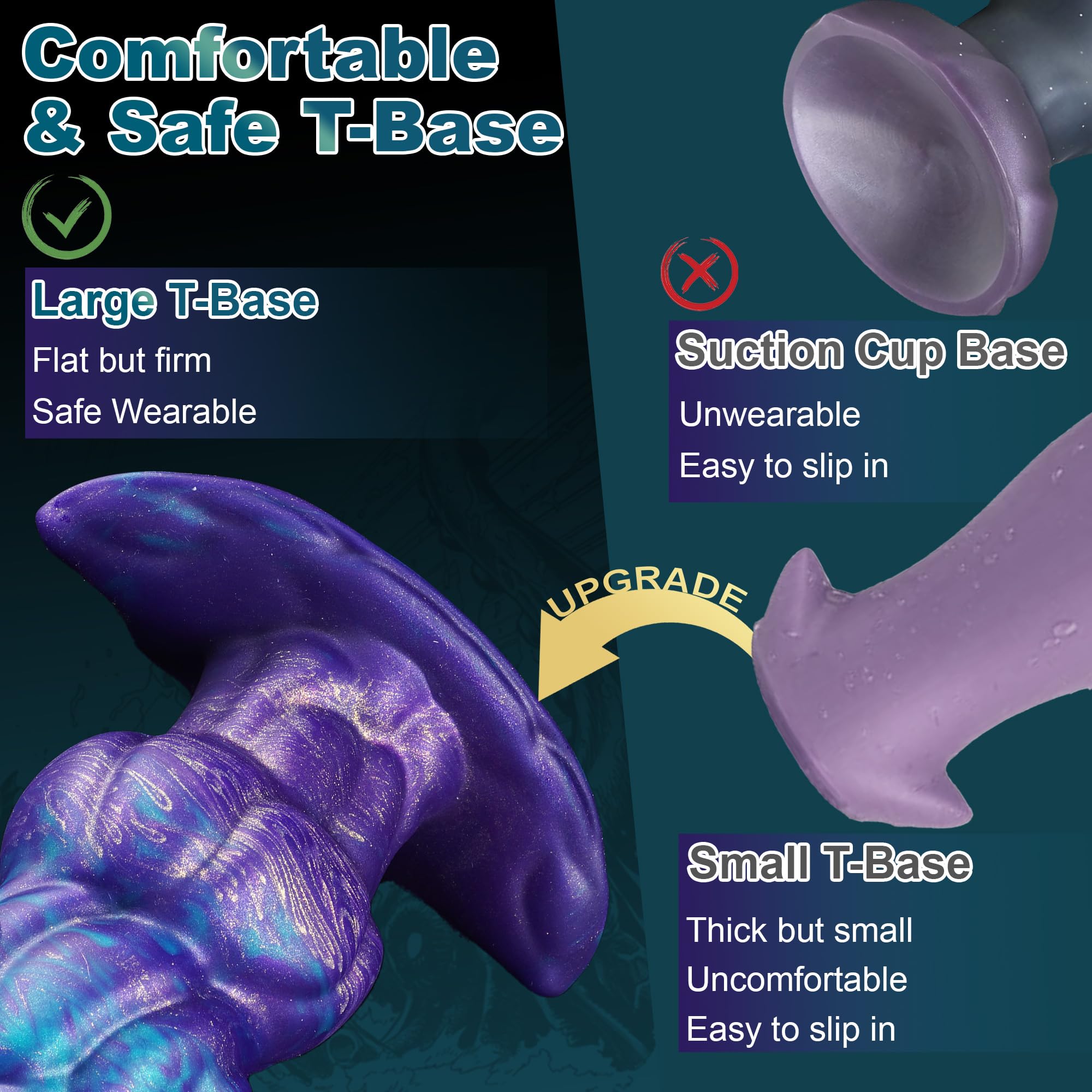 6.5in Large Butt Plug Tentacle Dildo Buttplug, Big Butt Plug onster Dildo Wide Knot Plug, Silicone Anal Plugs Massive Octopus Dildos, Prostate Plugs Fantasy Adult Sex Toy for Men Women Gay Couple: L