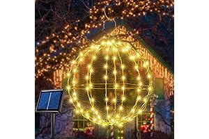 Hanging Solar Christmas Lights