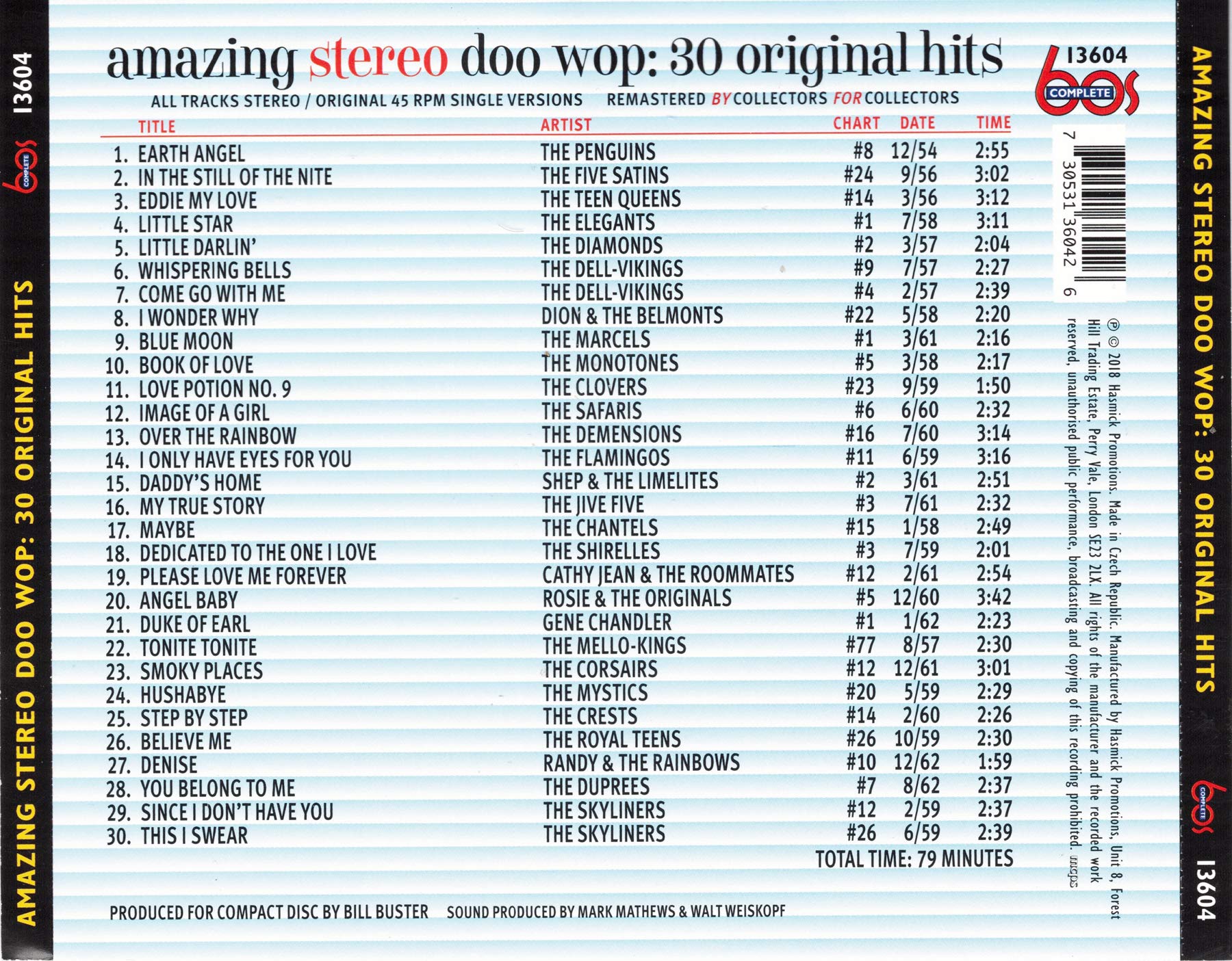 Amazing Stereo Doo Wop: 30 Original Hits