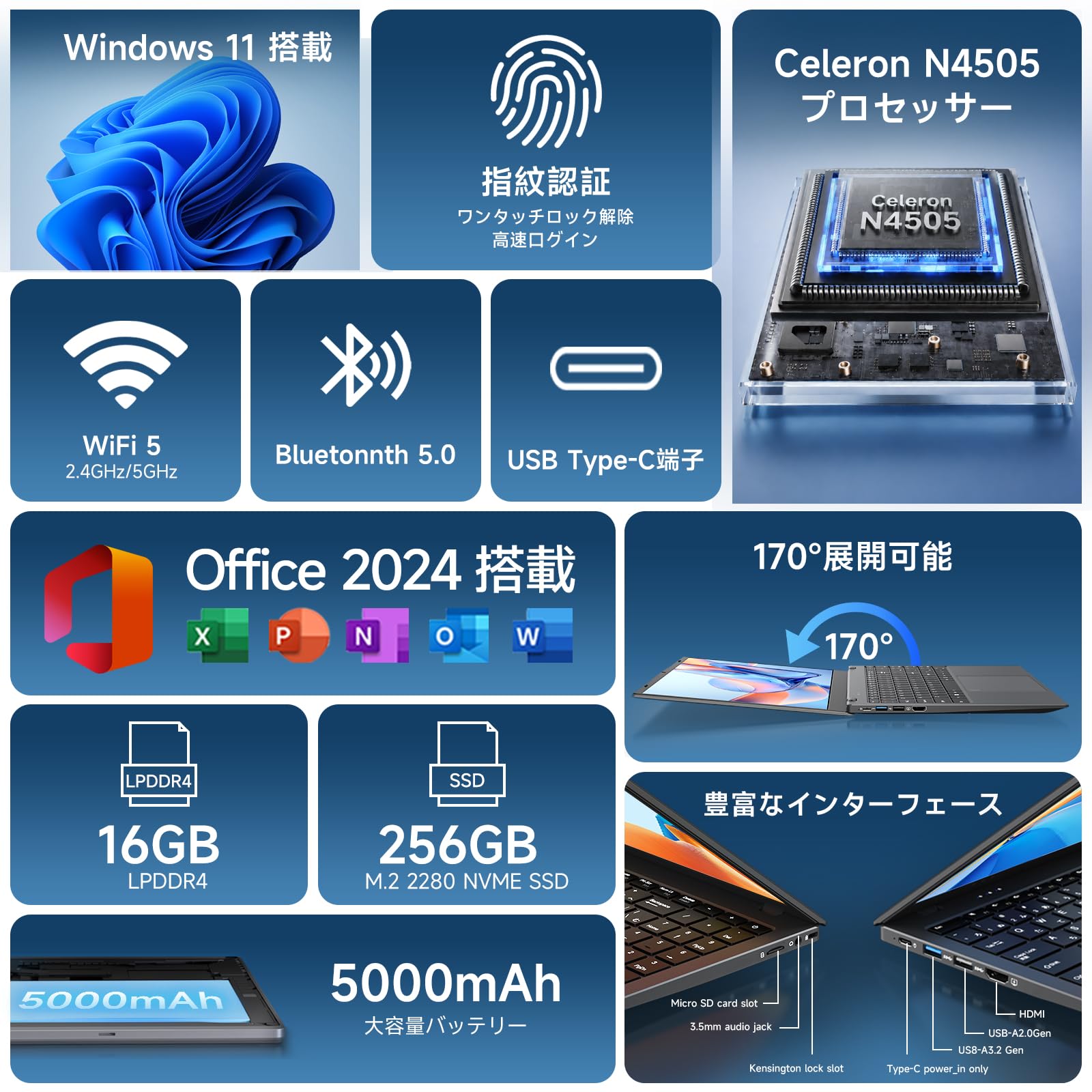bitecool halobook plus　16gb ipsディスプレイ Amazon.co.jp: ノートパソコン Office 搭載 15.6インチ ノートPC
