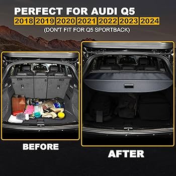 Audi Q5（2023年式）トランクトノカバー Amazon.com: GZSH Cargo Cover for Audi Q5 2021 2022 2023 2024
