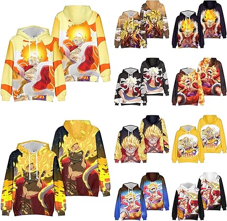 Amazon Co Jp ルフィ パーカー ワンピース パーカー One Piece フード付き ゴムゴムの実 悪魔の実覚醒 太陽神ニカ アニメ プリント プルオーバー 長袖 フード付き トレーナー スウェット トップス コスチューム 日常服 コート ハロウィン クリスマス イベン 変装 仮装