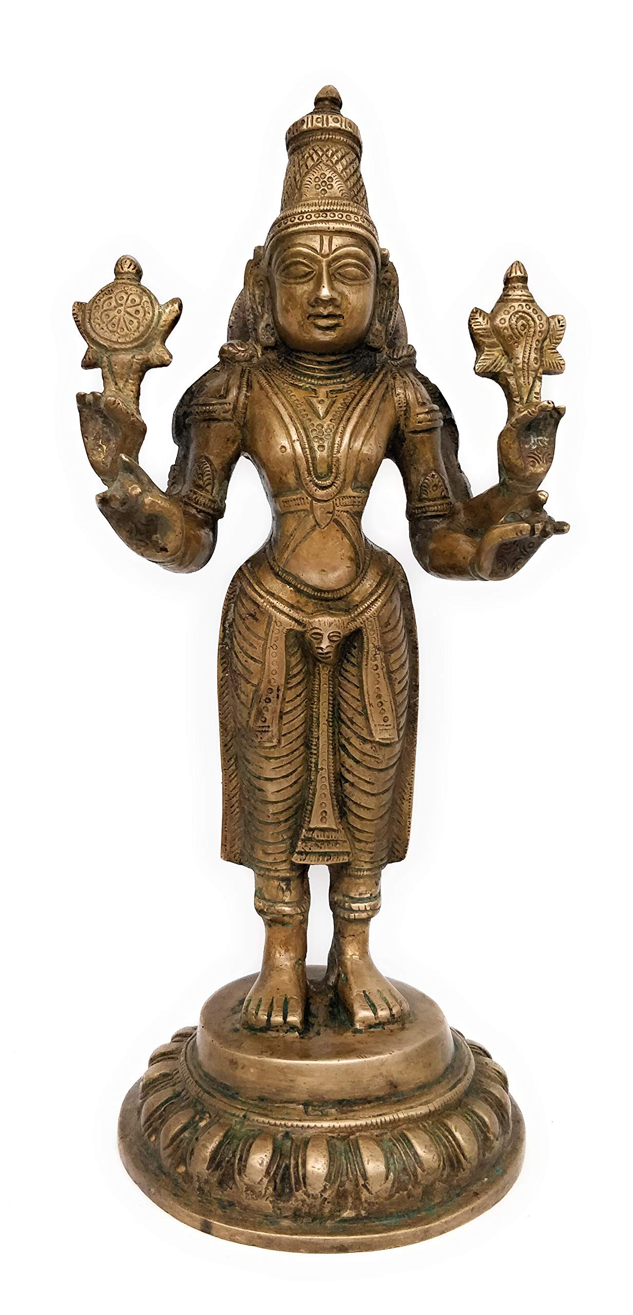 Buy Bhunes Antiques Brass Vishnu Idol Lord Vishnu Vishnu Idol