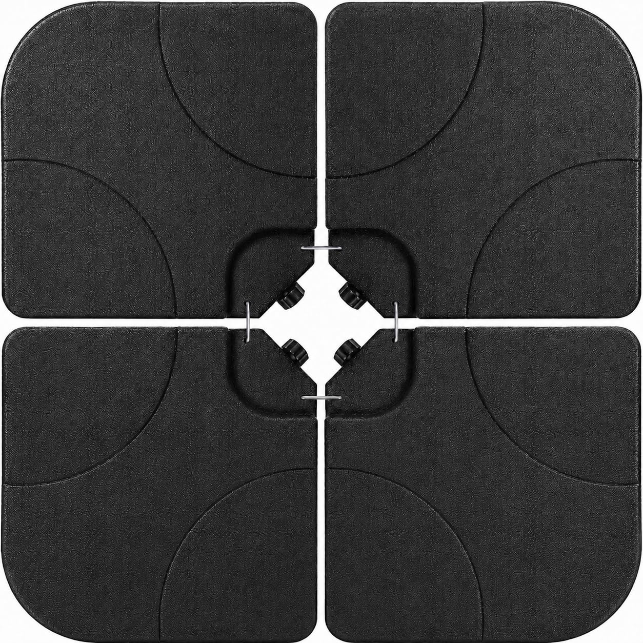 Simple Deluxe 4pcs Cantilever Offset Patio Umbrella Base