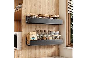 Essential Hanging Spice Rack for Kitchen Organization