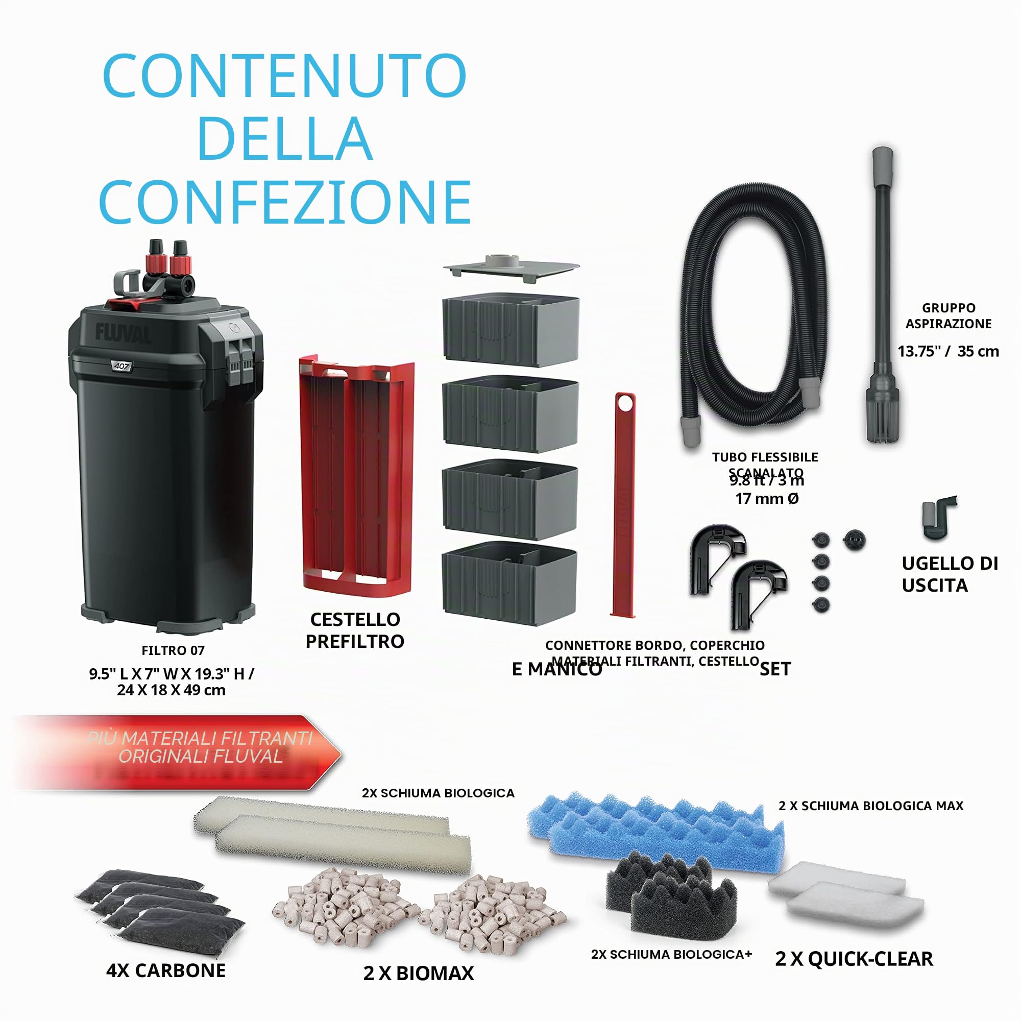 Fluval A450 407 Filtro Esterno