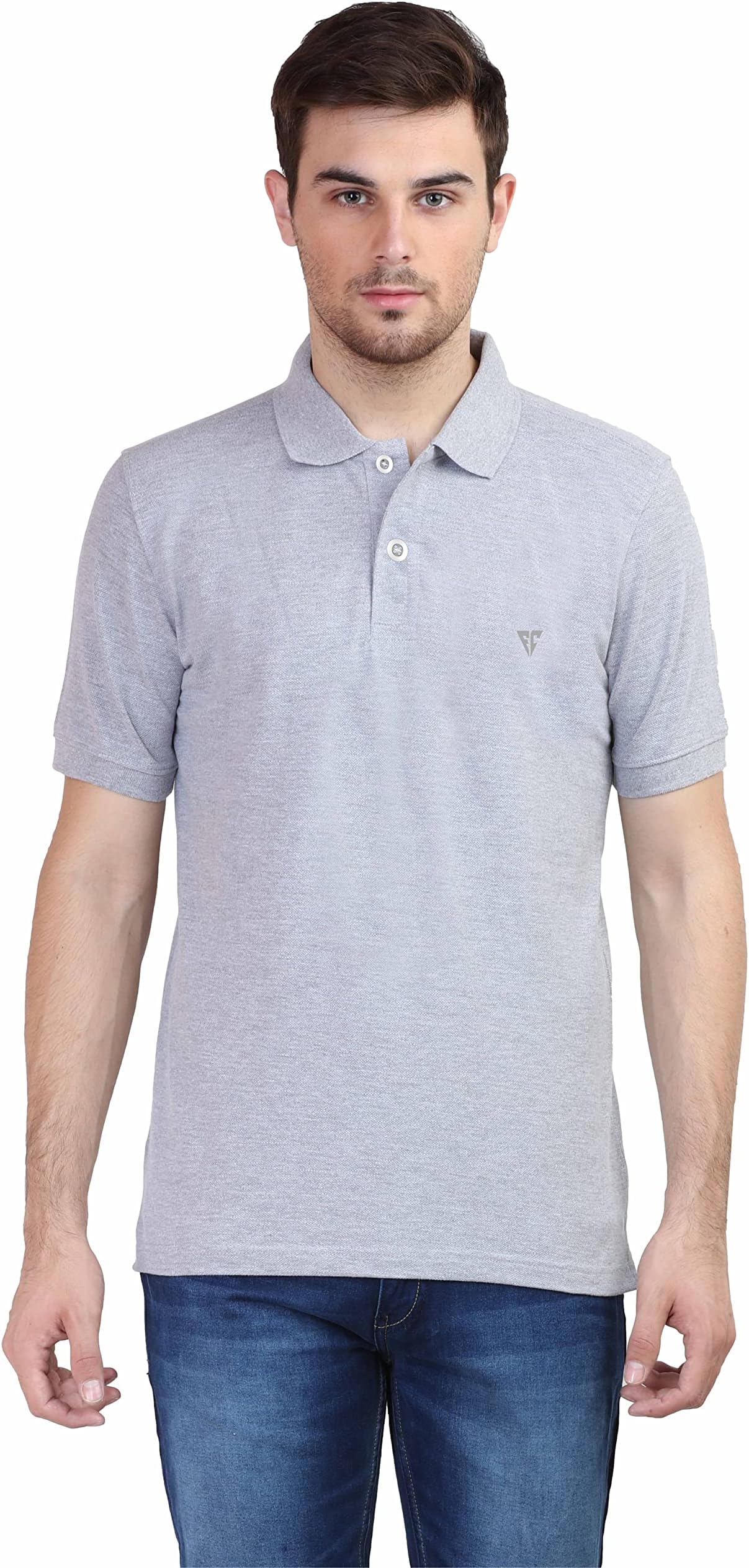 United Choice Men's Casual Premium Cotton Polo T-Shirt|100% Cotton 220 GSM