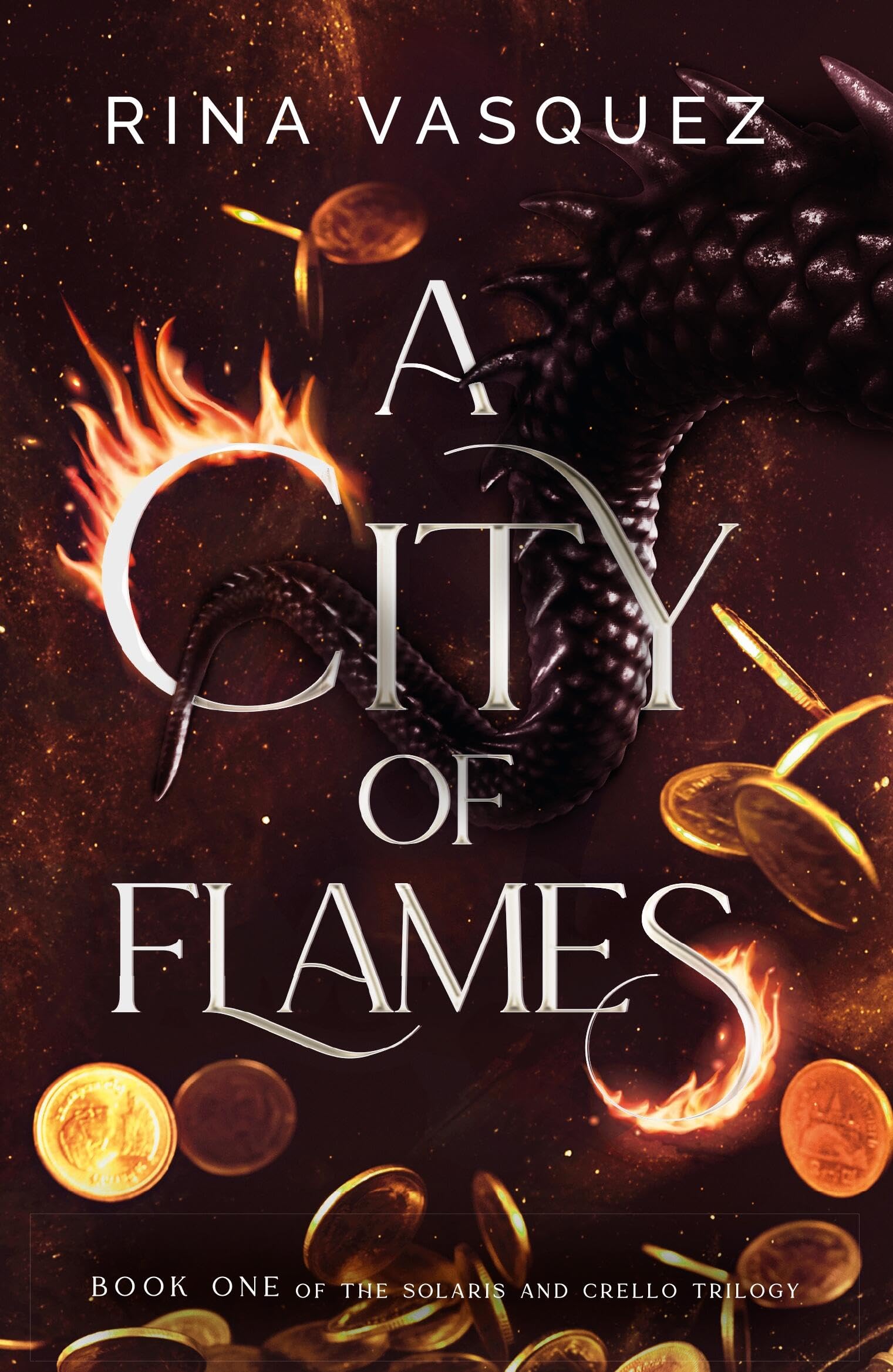 A City of Flames by Rina Vasquez (Paperback Book)