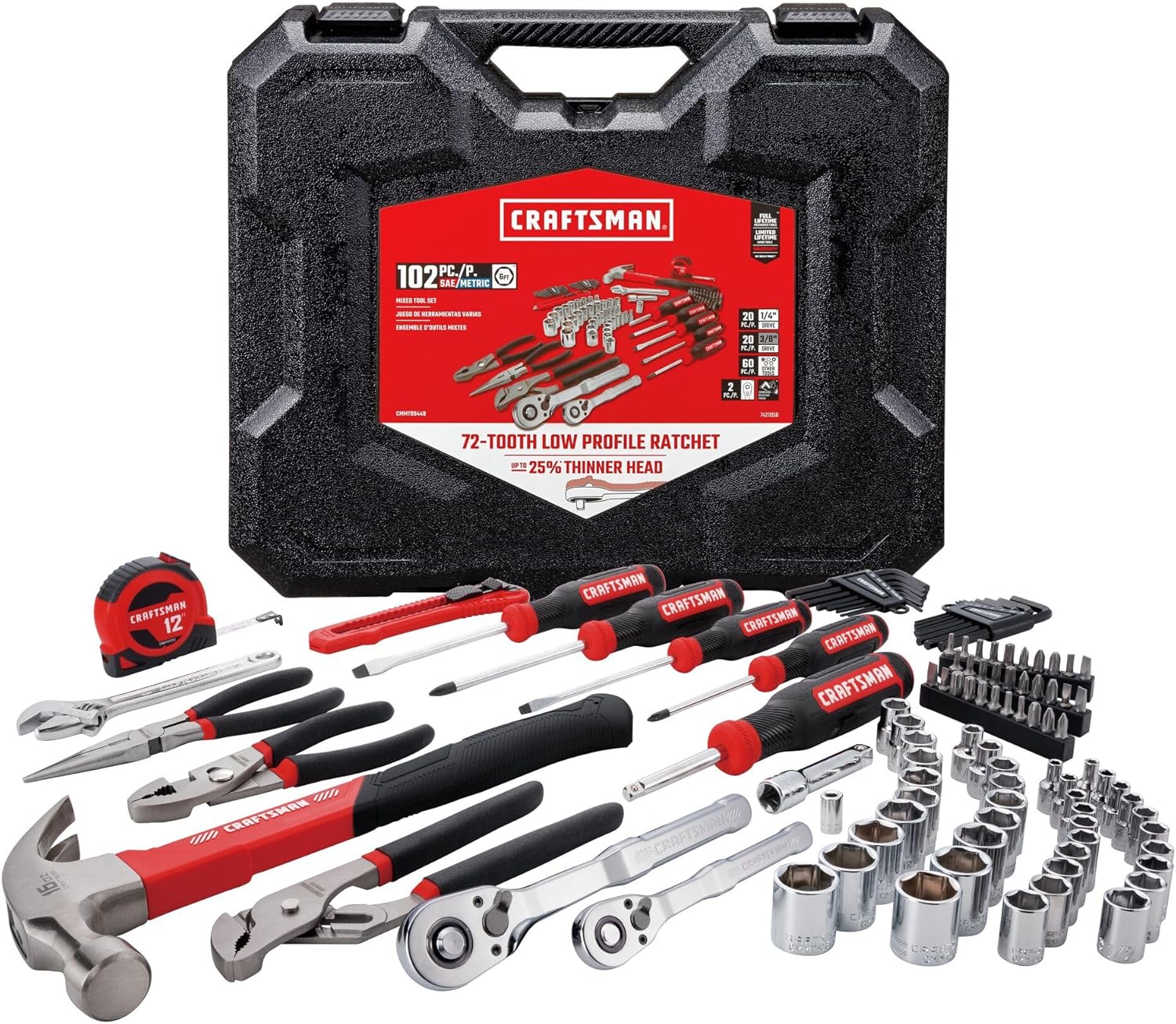 CRAFTSMAN 102-Piece Tool Kit for Home