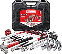 CRAFTSMAN 102-Piece Tool Set with SAE/Metric Sockets, Low-Profile Ratchets, Pliers, Screwdrivers - CMMT99449 Home Garage Kit