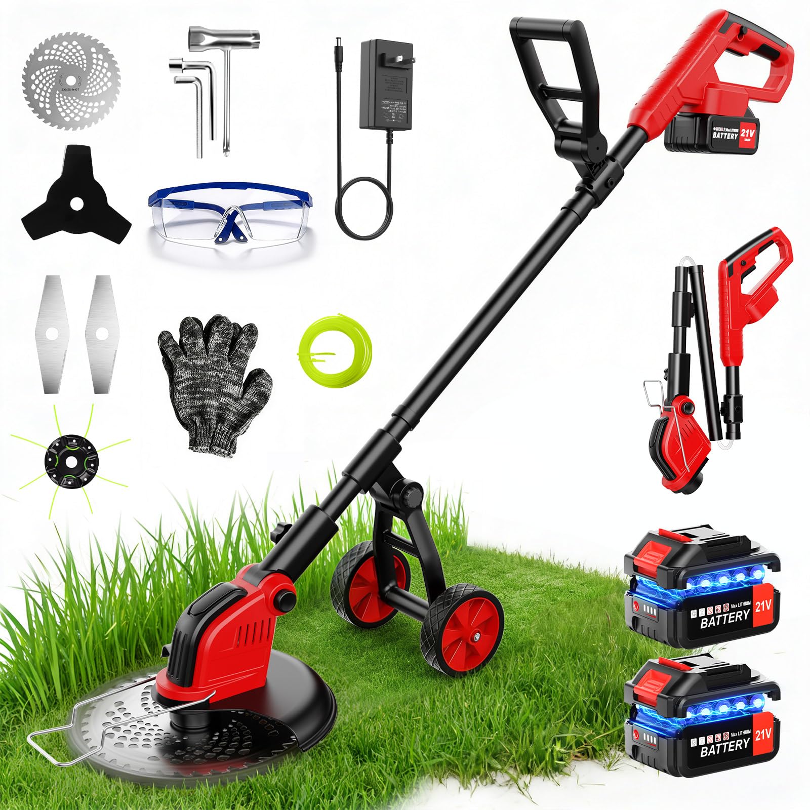 FzzboFlow Cordless Weed Wacker