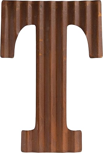 Miniatura 18 de COLLECTIVE HOME - Letras metálicas de 12 pulgadas para decoración de pared, letras oxidadas corrugadas, decoración rústica para colgar en la pared