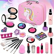 Kids Washable Makeup kit Girls - Unicorn Real Cosmetic Toy Little Girl , Toddler & Non-Toxic Make Up Set , Children Vanities Dress Up,Child Princess Play pretend Birthday Gift,Age 3 4 5 6 7 8 Year Old, Opens in a new tab