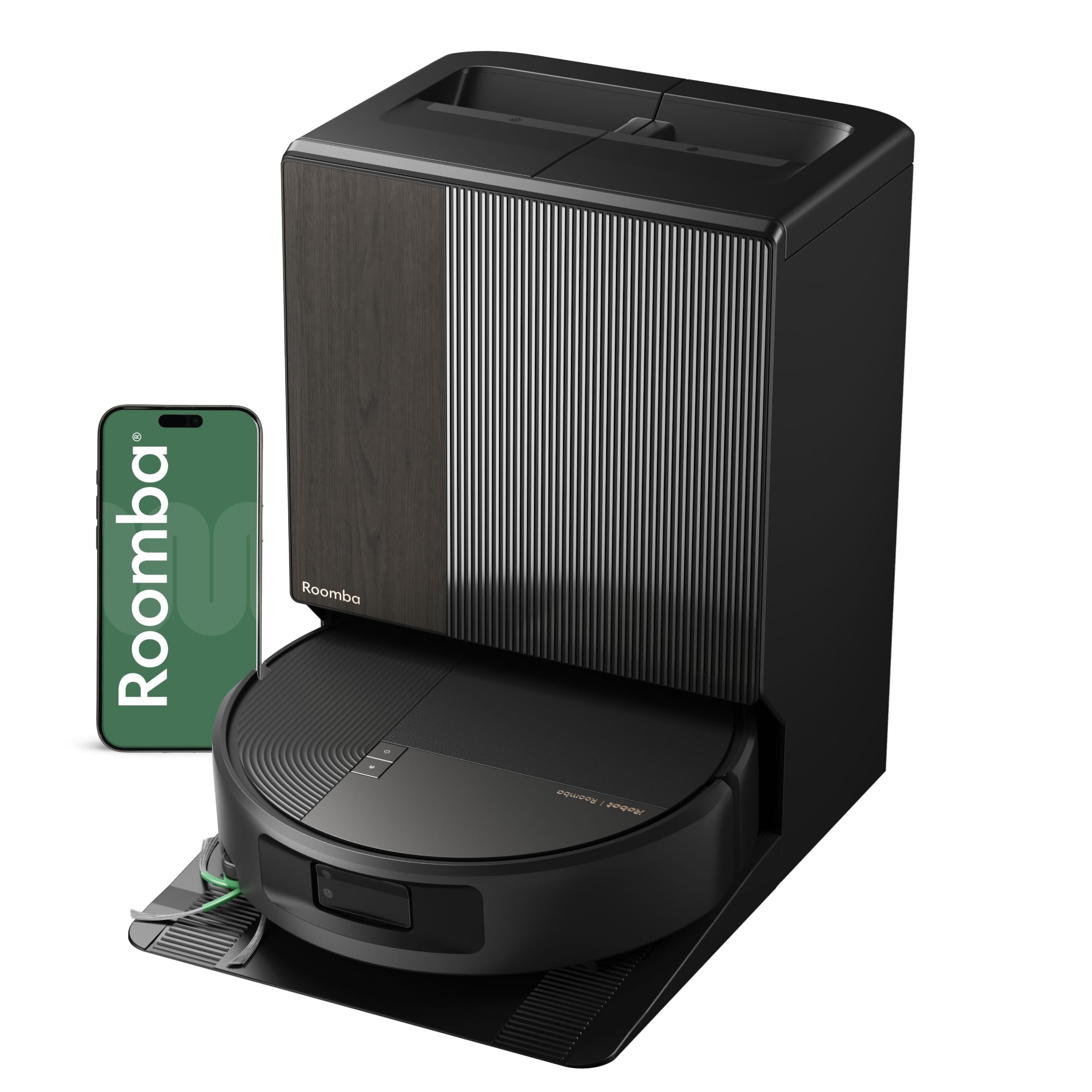 iRobot Roomba Max 875 Robot Vacuum & Mop Combo, 40,000Pa Suction, SealForce + Tornado-Like Airflow, Heated Mist & Mop, Hot Wash/Heat Dry Roller Mop, Self-Emptying, AutoWash Dock, LiDAR Navigation