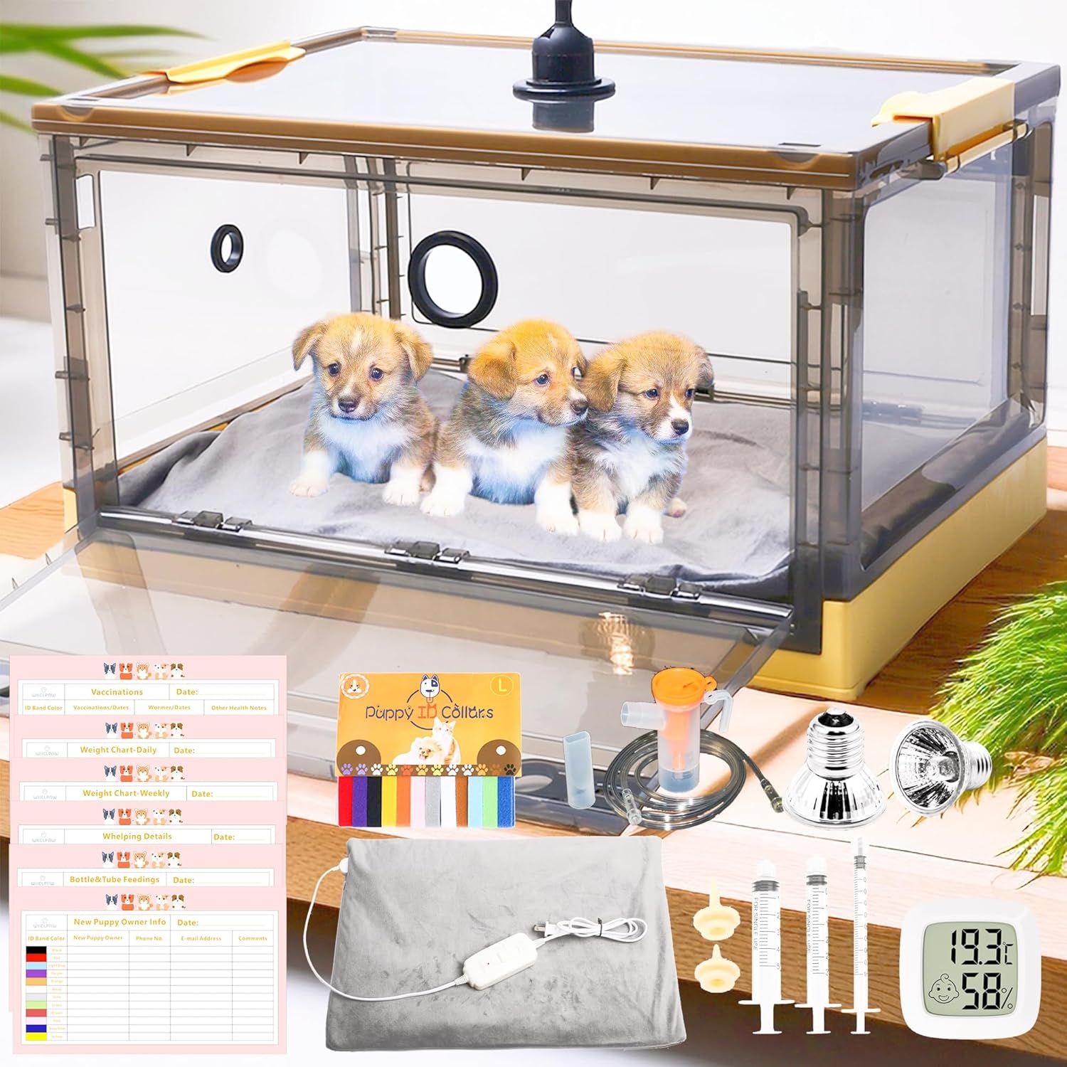 Puppy Incubator Incubator for Puppies with Puppy Bed Pad