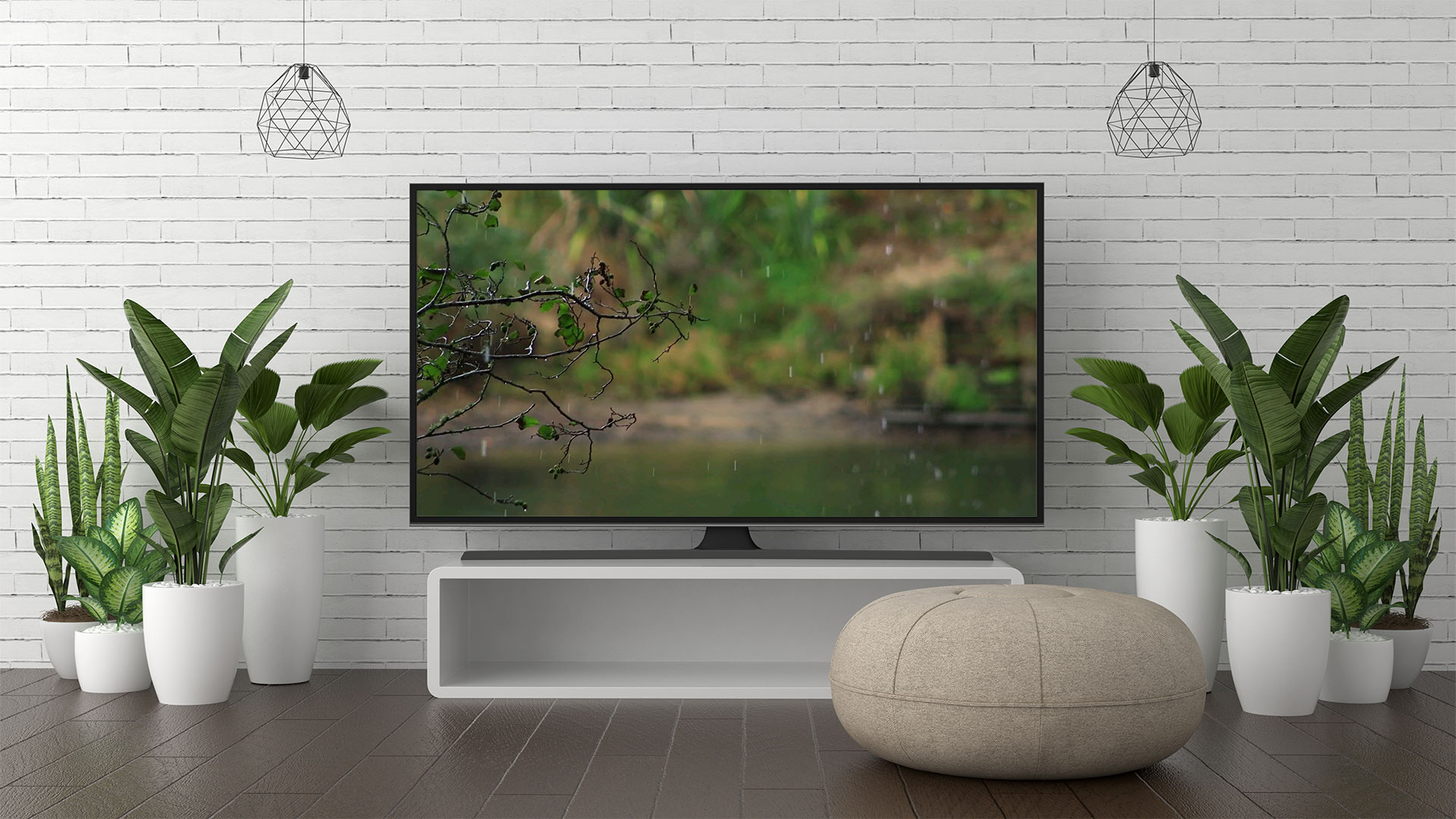 Deep Sleep & Relaxation With Heavy Rain On Tile Roof Study, Relax