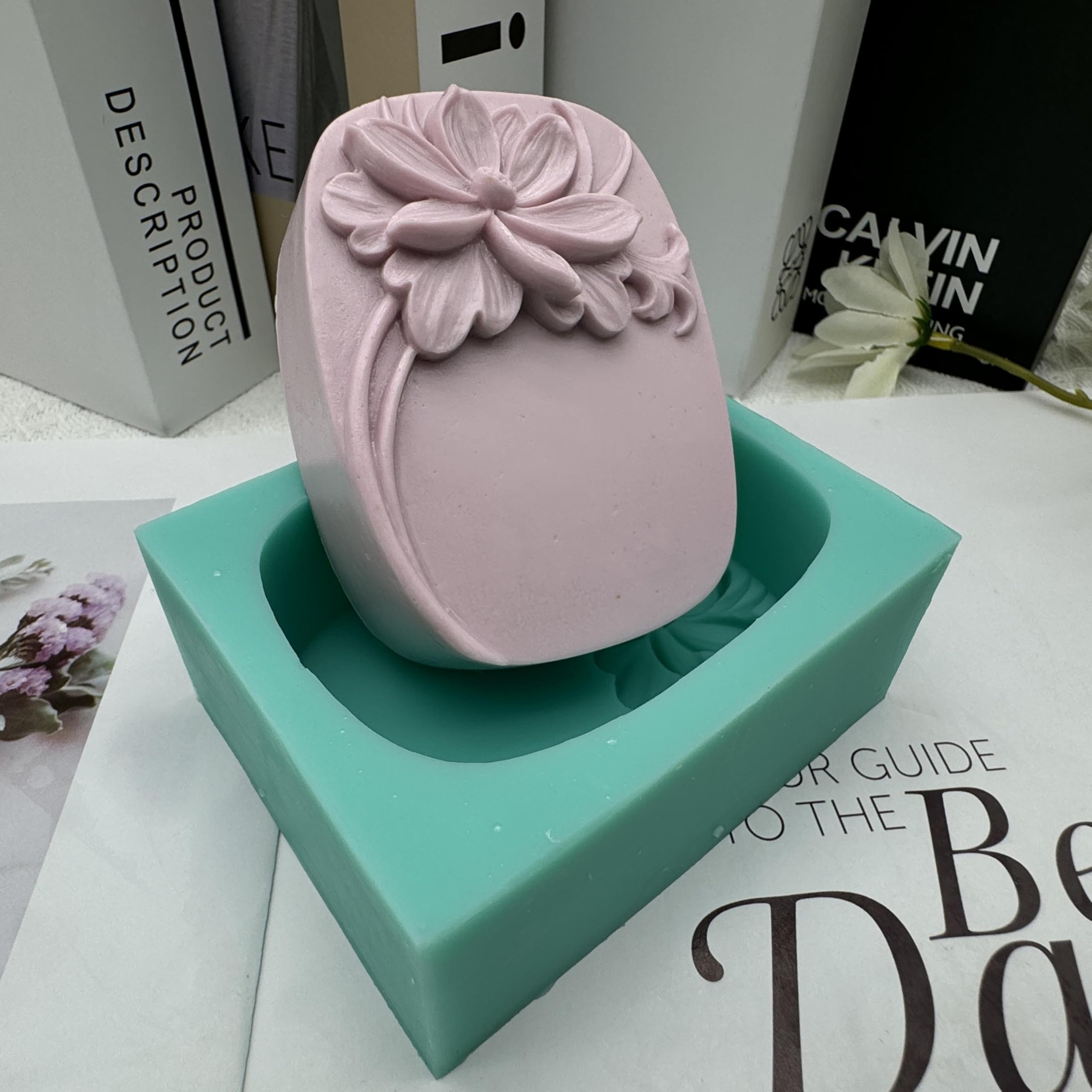 GreatMold kwiat lotosu kreatywne formy do mydła lotosu silikonowa forma do mydła do produkcji mydła świeca czekoladowe cukierki silikonowe formy do pieczenia kremówka (Lotus)