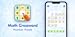 Math Crossword Puzzle - cool math games - brain test & crossword puzzles free game