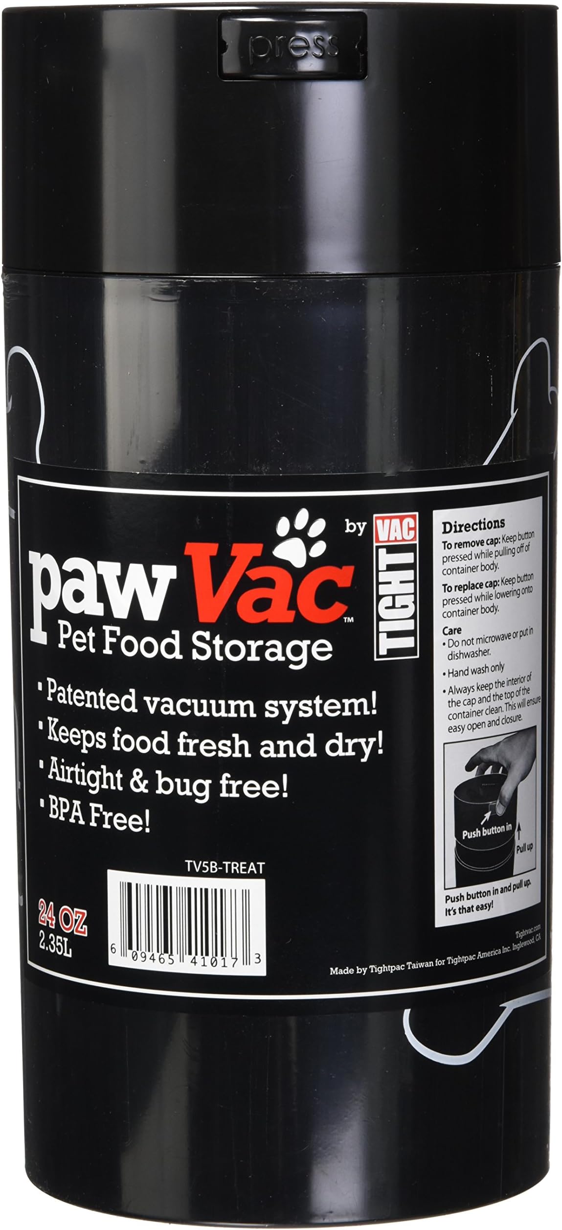 Pet Supplies Pawvacs Set of 3 ( 6, 12, 24 Ounce ) Vacuum Sealed Pet