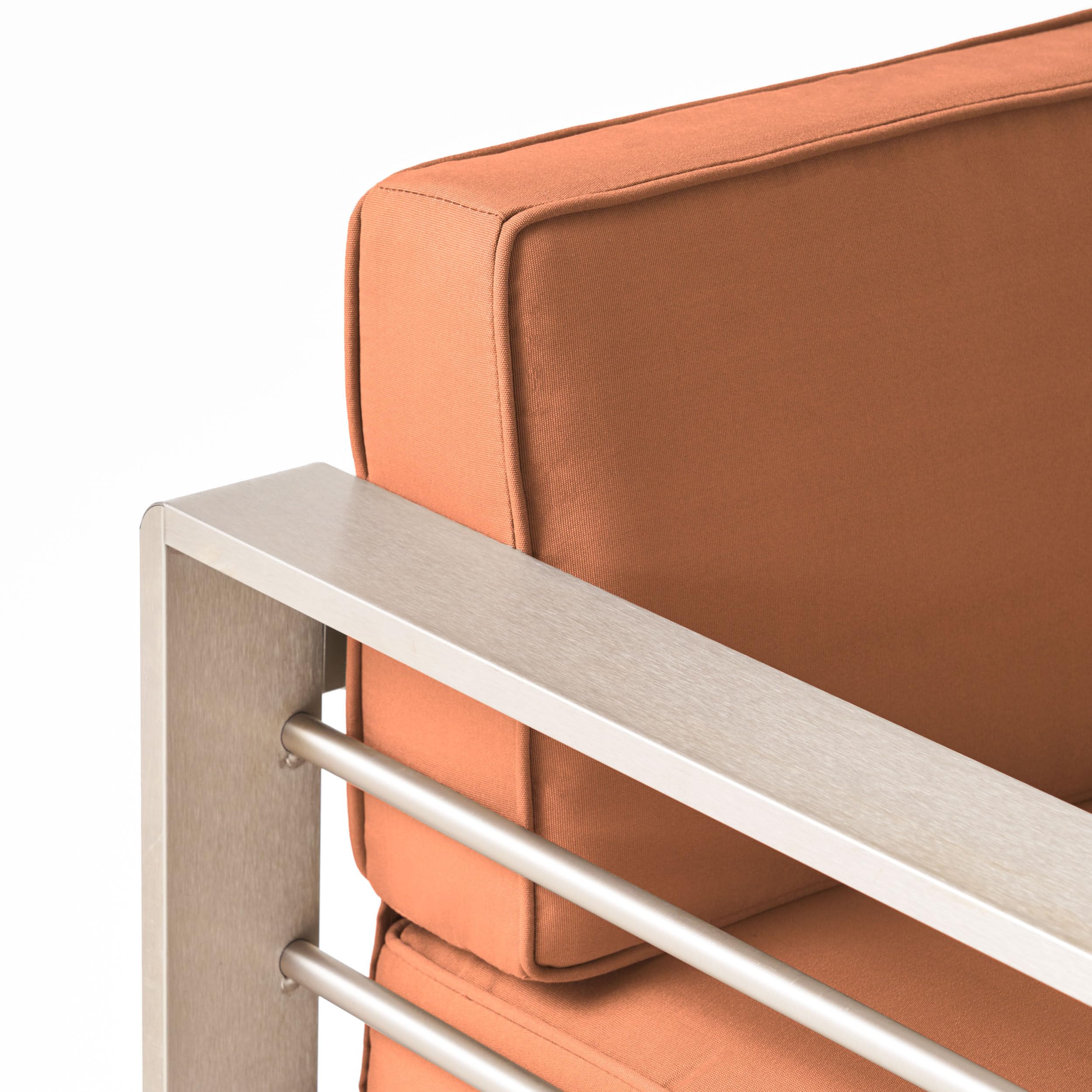 Christopher Knight Home Outdoor-Kissenset – Wasserabweisend, 4 Stück, Orange