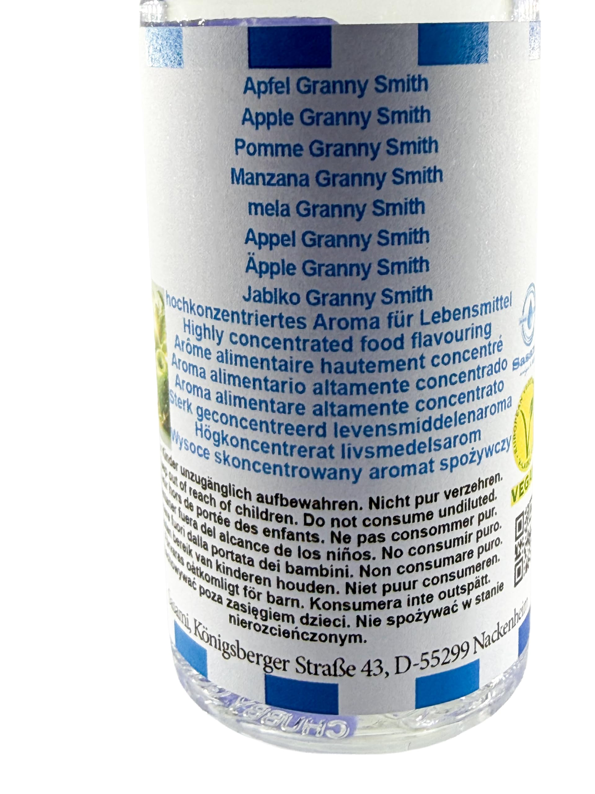 Aroma concentrato mela Granny Smith - vegano - Sasami - 100ml