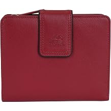 Mancini Sonoma Womens Card Case with Enhanced RFID Protection, Red