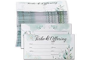 Motivational Tithe and Offering Church Envelopes for Churches