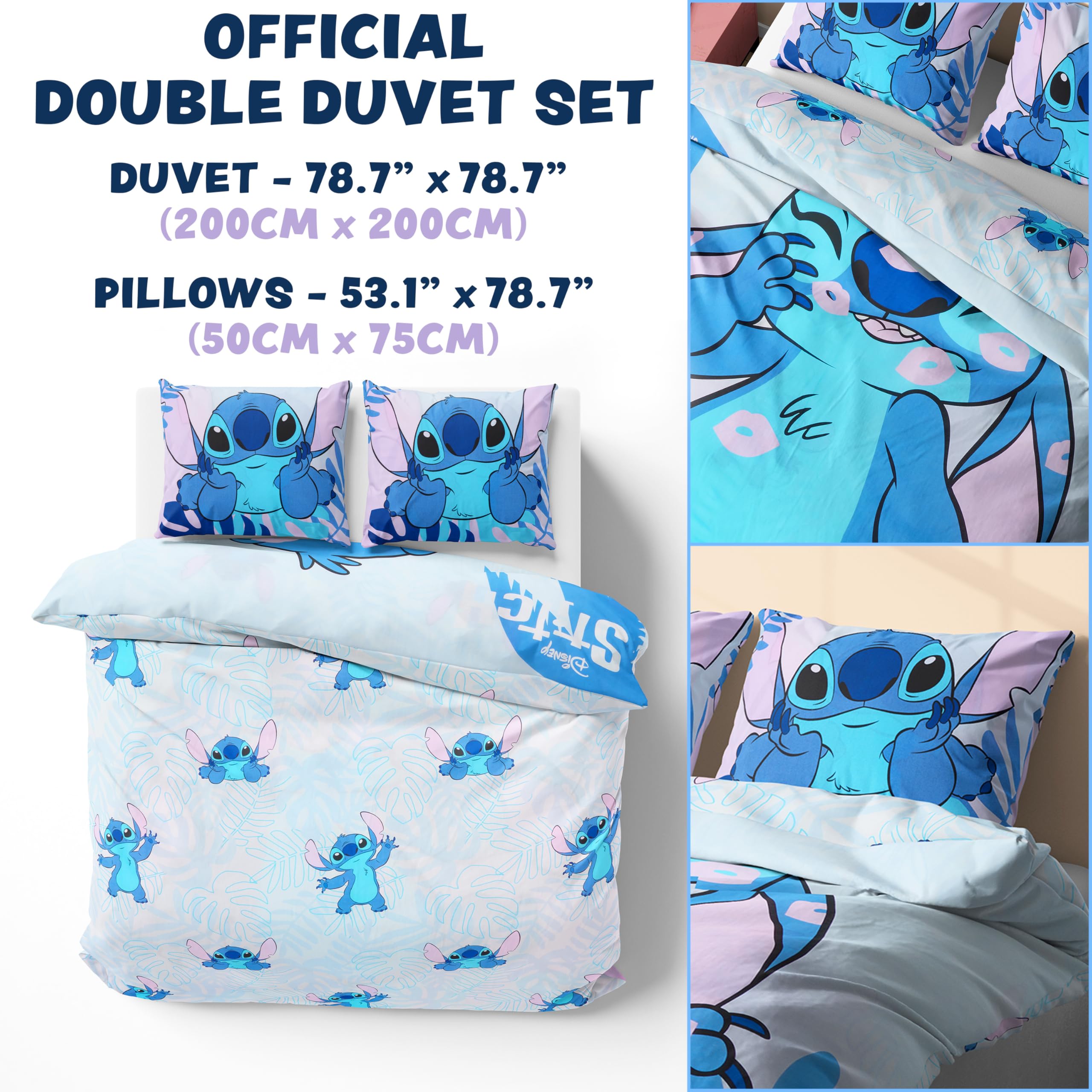 Bedlam Eenhoorn Set Bedlam Glow In The Dark Eenhoorn Dekbedovertrek - éénpersoons 200x140 Cm - Omkeerbaar Met Sterren & Eenhoorn Print - Roze/lila Glow In The Dark Sterren