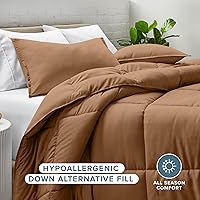 Vista 183 de Bare Home Comforter Set - King/California King Size - Ultra-Soft - Goose Down Alternative - Premium 1800 Series - All Season Warmth