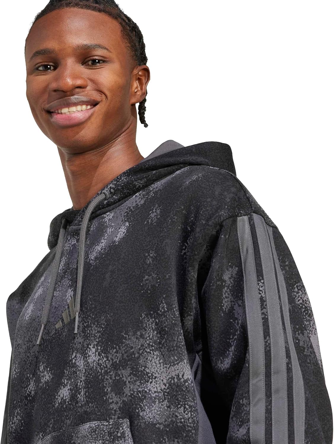adidas mens All Over Printed Colorblock Hoodie - Image 4