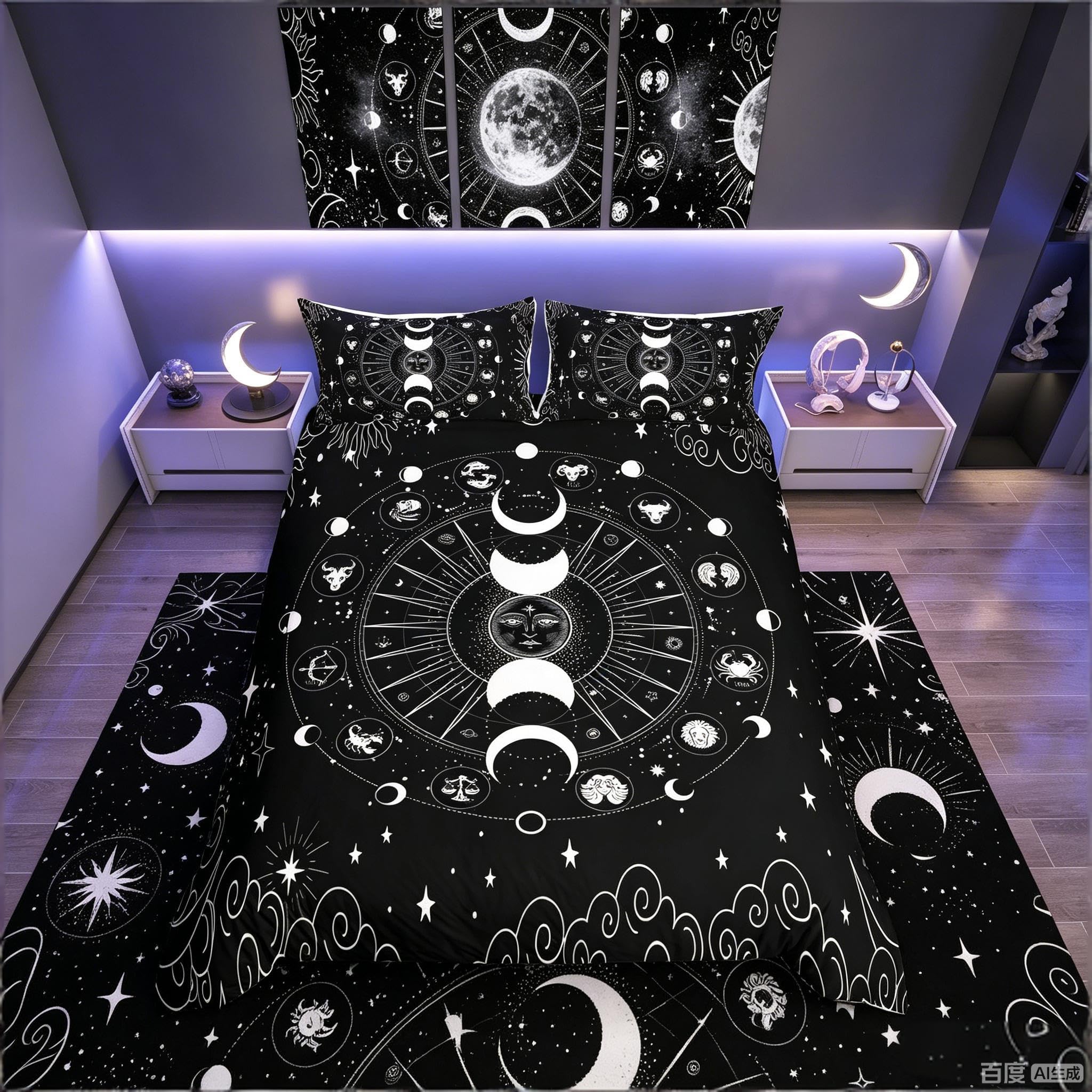 Housse de couette zodiaque pour transformer votre chambre en un havre cosmique cosy