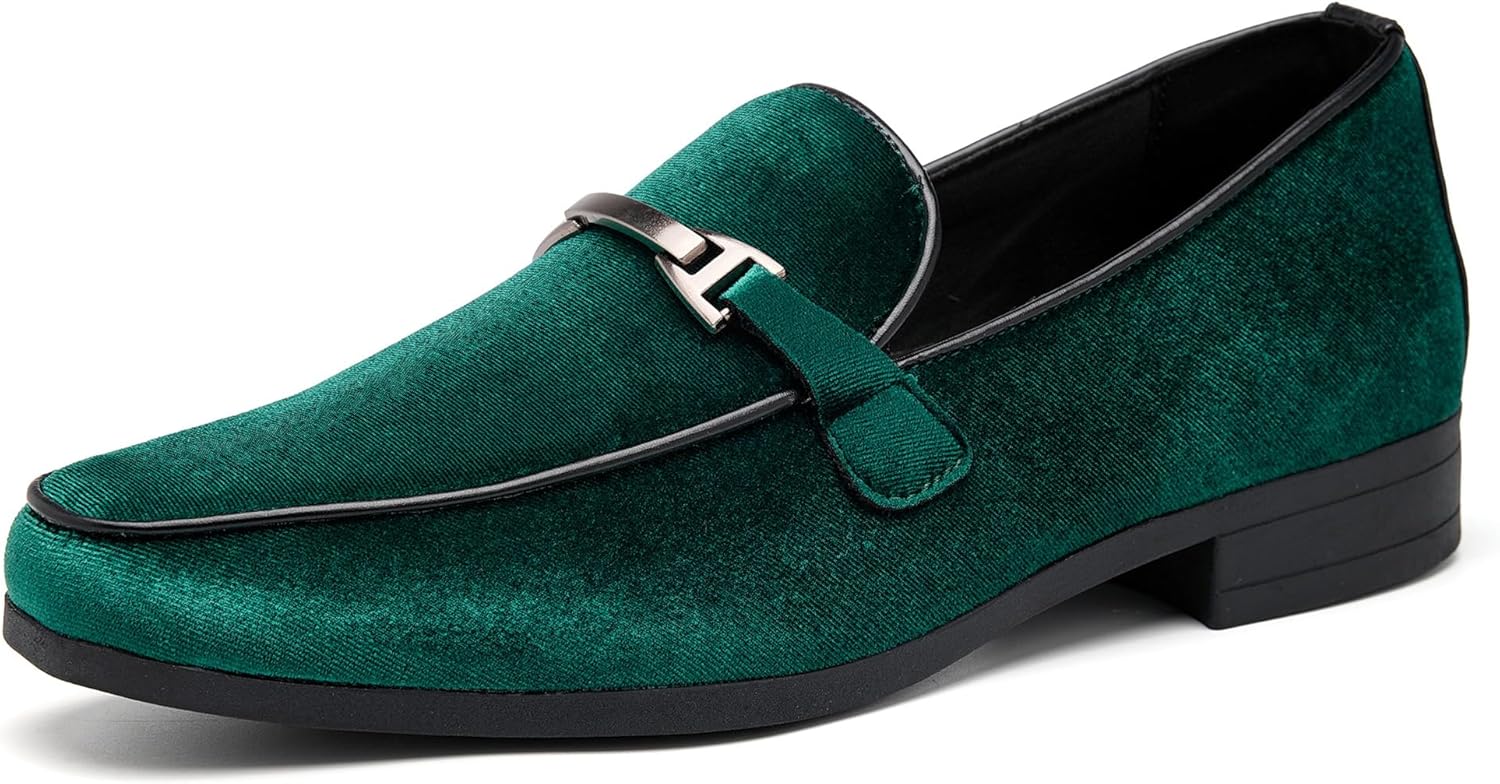 UUBARIS Men's Loafers - Comfortable Velvet Slip-On